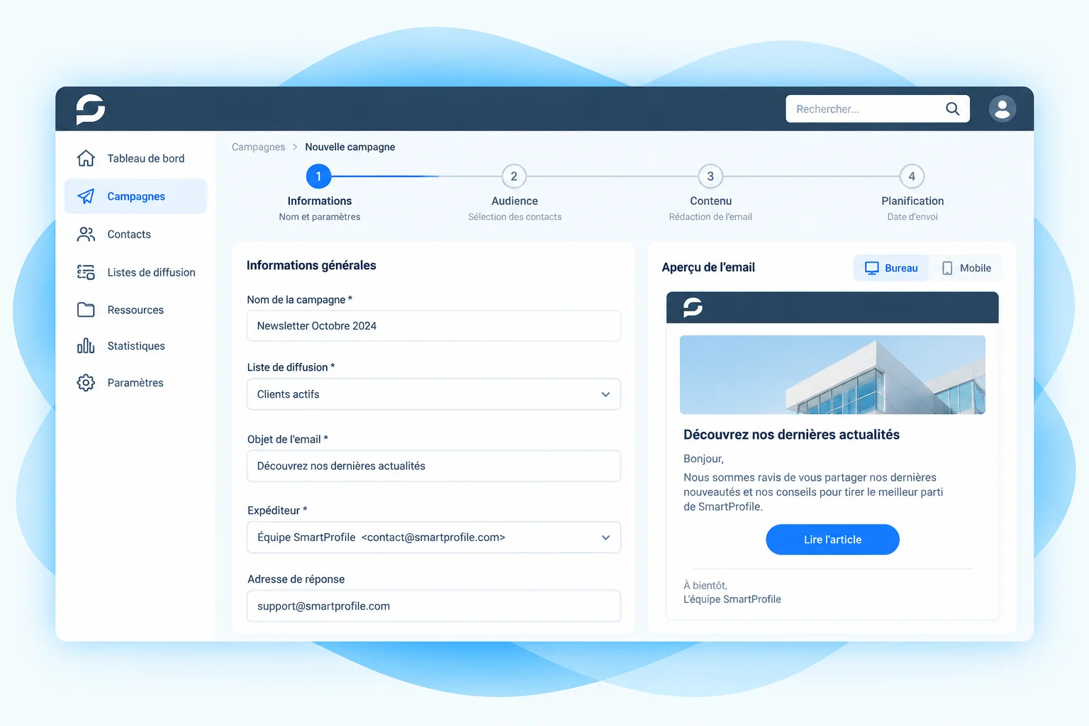 A:B testing Smartprofile