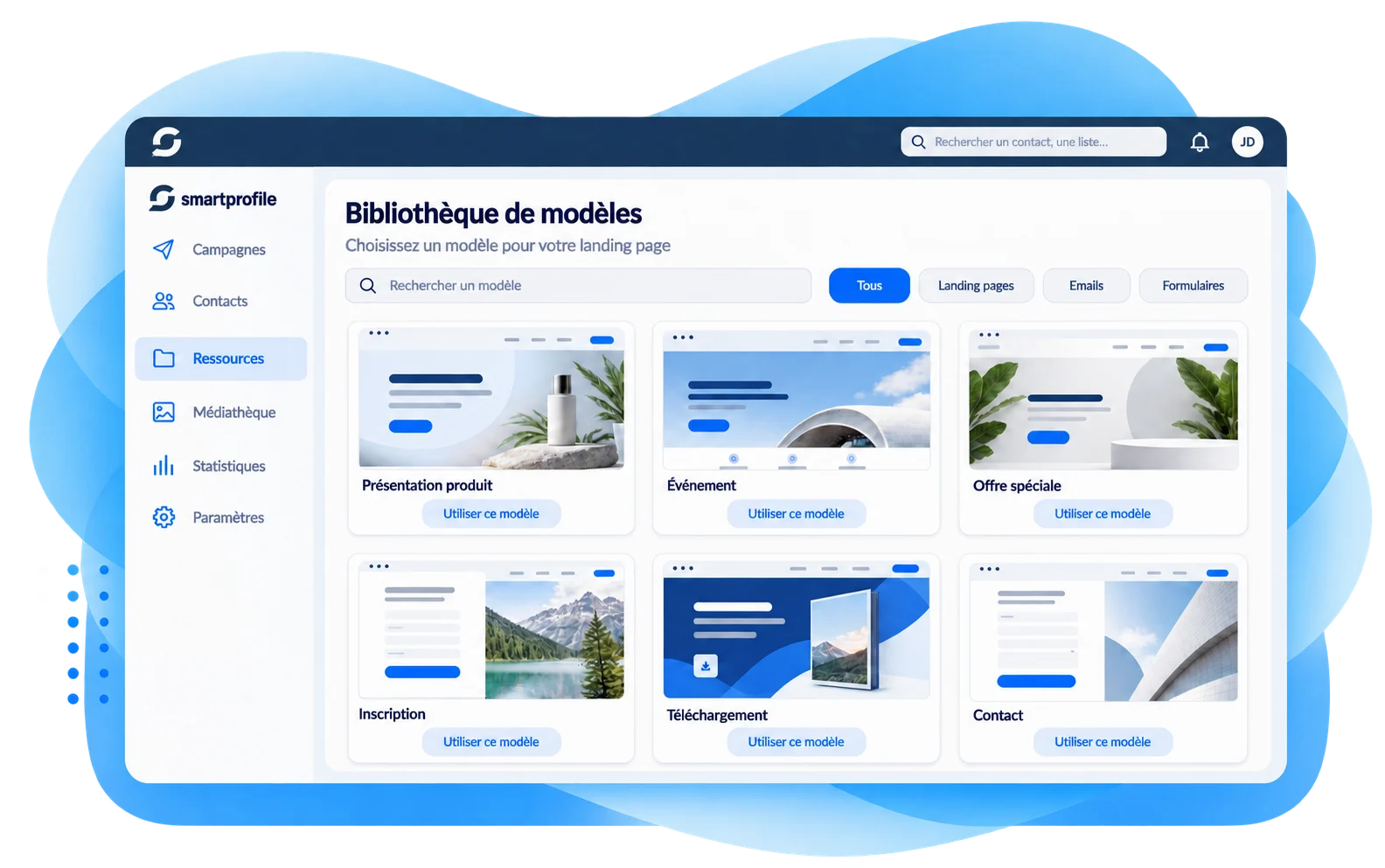 Modèle de LP - Smartprofile